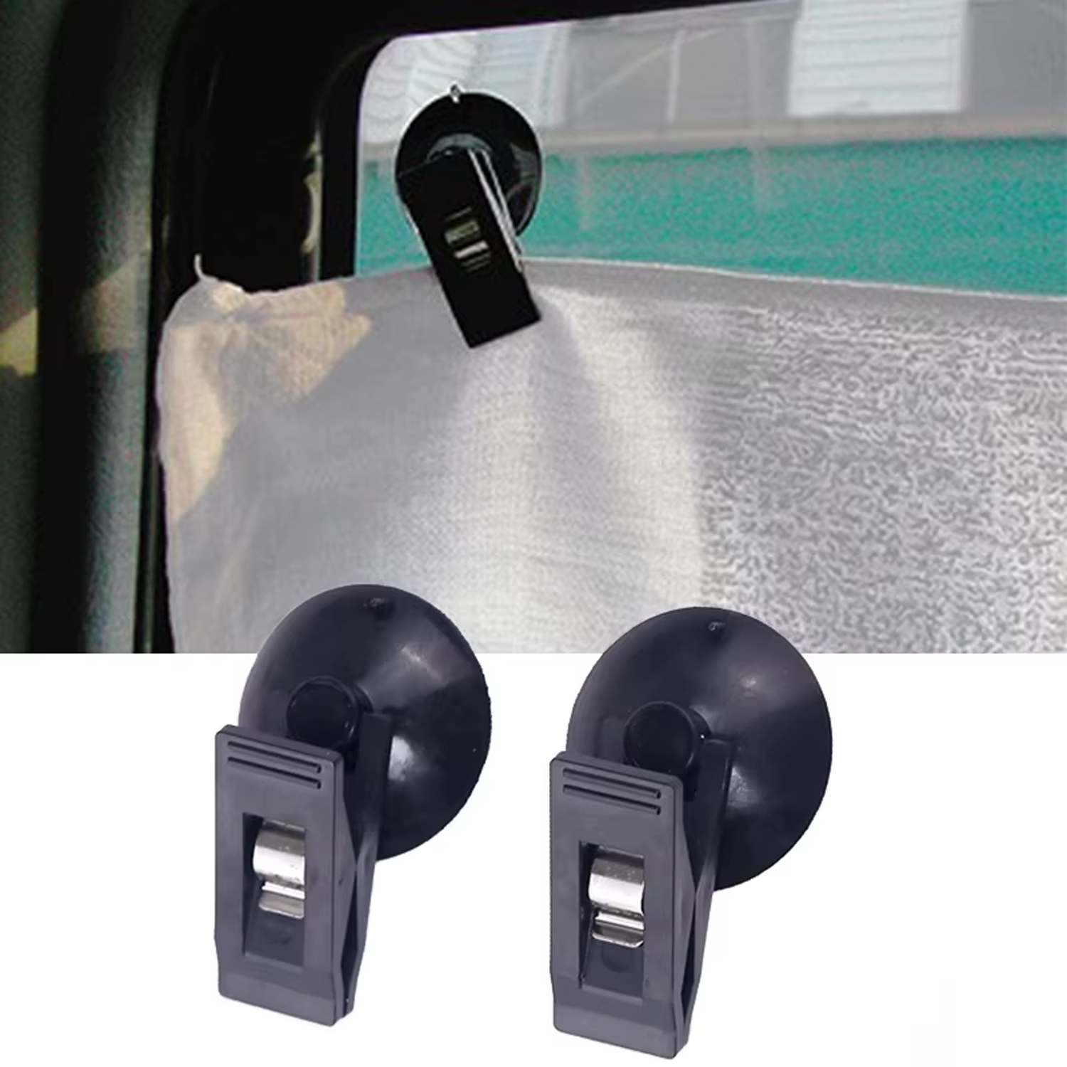 Microcase Mandallı Vantuzlu Klips Seti 2in1 - AL5242