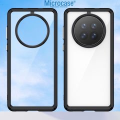 Microcase Huawei Mate 50 Pro Shield Serisi Darbeye Dayanıklı Yarı Esnek Plastik TPU Kılıf - AL8100