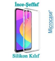 Microcase Xiaomi Mi CC9e - Mi A3 Ultra İnce 0.2 mm Soft Silikon Kılıf + Tam Kaplayan Çerçeveli Cam