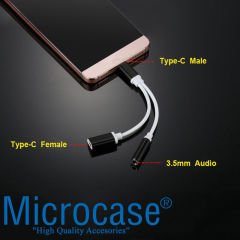 Xiaomi Mi Mix 3 Type-C Usb C 2in1 Şarj + Kulaklık Dönüştürücü