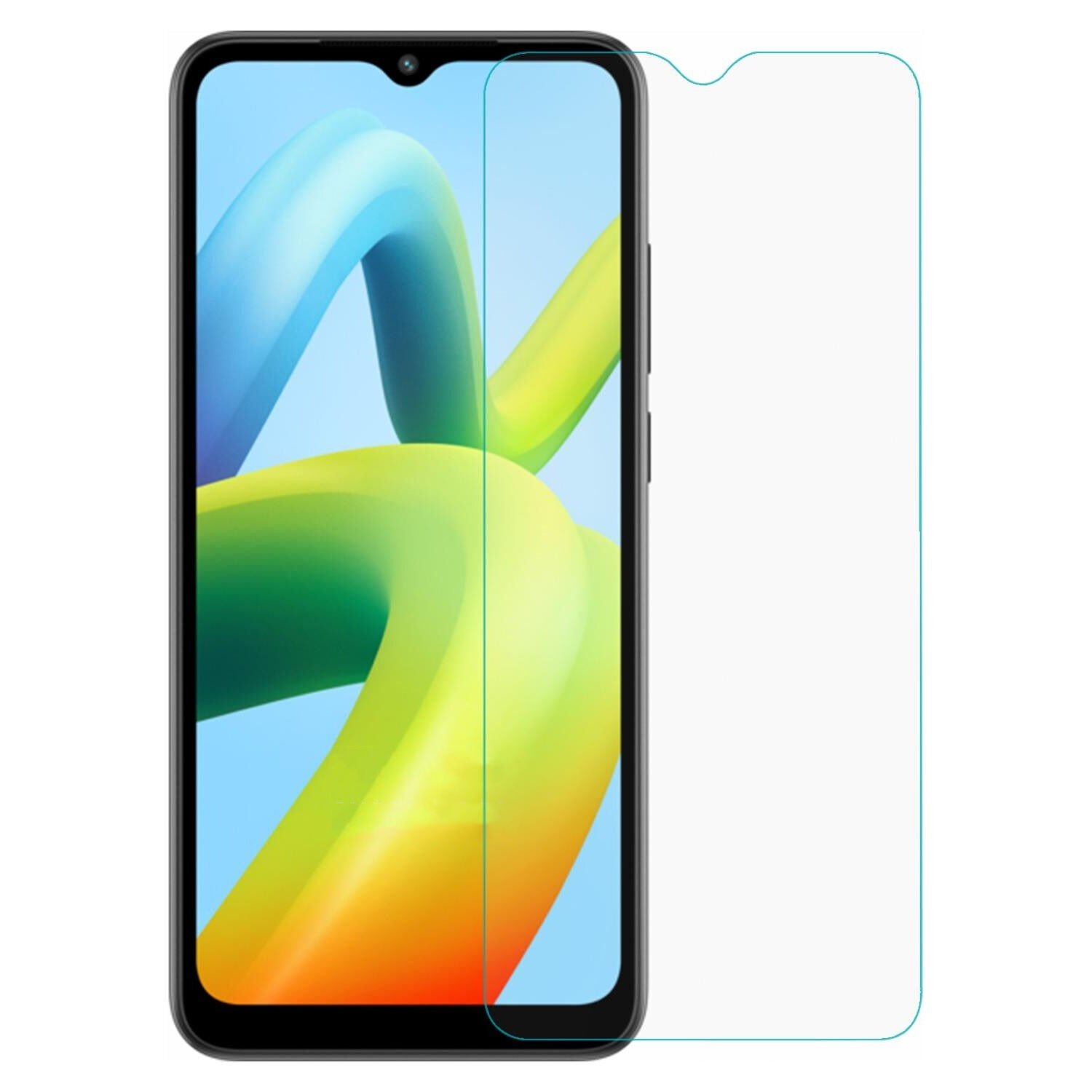 Microcase Xiaomi Redmi A1 / Redmi A1 Plus Tempered Glass Cam Ekran Koruyucu - AL3269