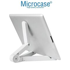 Microcase Lenovo Yoga Tab Plus 12.7 inch Tablet için Bluetooth Klavye + Mouse + Tablet Standı - AL45150 Pembe
