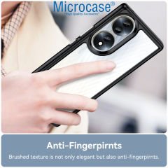 Microcase Honor 70 Shield Serisi Darbeye Dayanıklı Yarı Esnek Plastik TPU Kılıf - AL8100