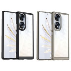 Microcase Honor 70 Shield Serisi Darbeye Dayanıklı Yarı Esnek Plastik TPU Kılıf - AL8100