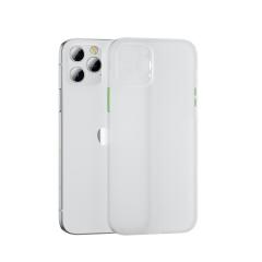 Microcase iPhone 13 Pro Ultra İnce Plastik Kılıf - Buzlu Şeffaf