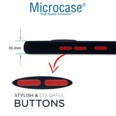Microcase Huawei Nova 12İ London Serisi Darbeye Dayanıklı Kılıf - Buzlu Siyah AL3415