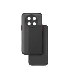 Microcase Huawei Nova 12İ London Serisi Darbeye Dayanıklı Kılıf - Buzlu Siyah AL3415