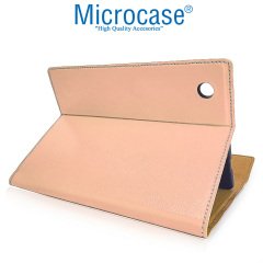 Microcase iPad 9.Nesil 10.2 inch 2021 Sleeve Serisi Mıknatıs Kapaklı Standlı Kılıf - Toz Pembe