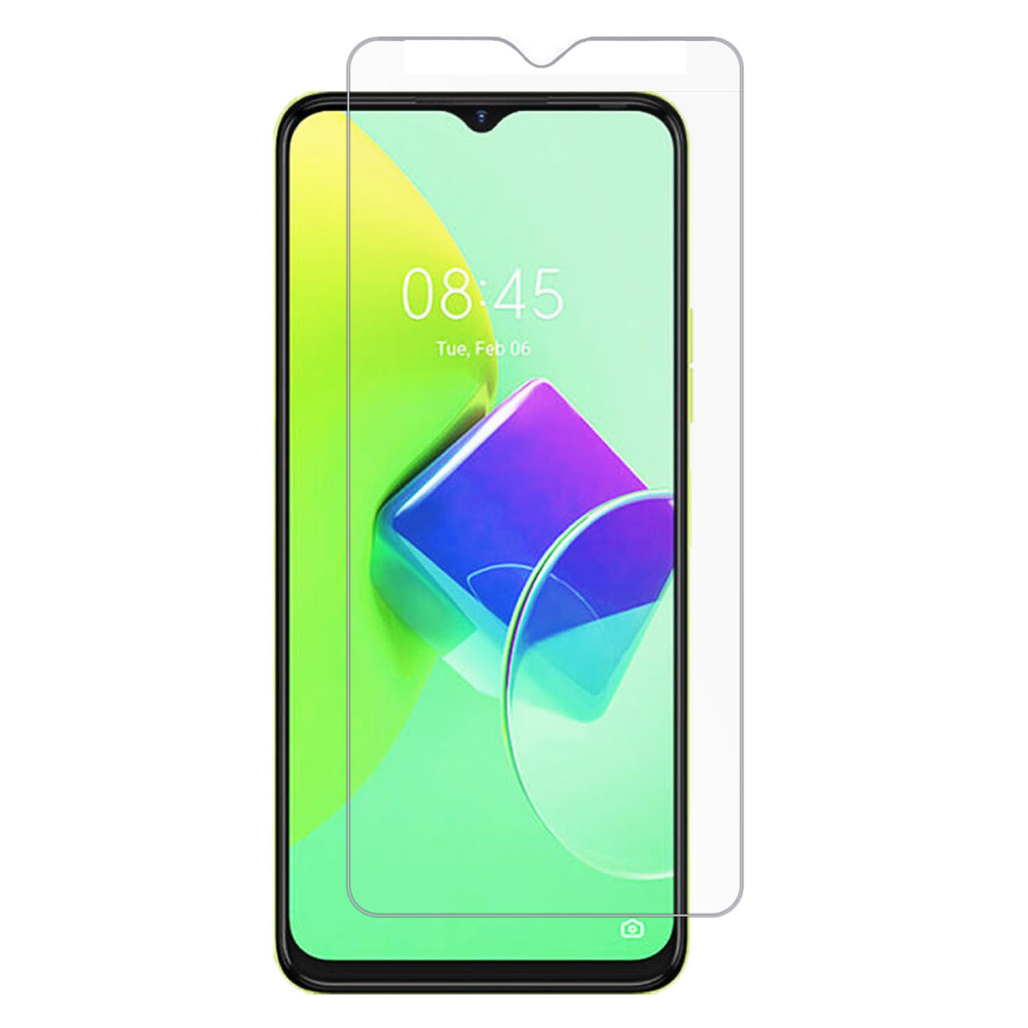 Microcase Tecno Spark 9T - Spark 9 Pro Tempered Glass Cam Ekran Koruyucu - AL3269