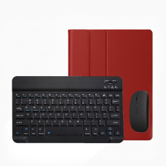 Microcase iPad 10.9 2022 10. Jenerasyon Tablet için Bluetooth Klavye ve Mouse + Kılıf BKK6