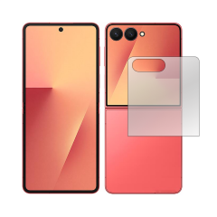 Microcase Samsung Galaxy Z Flip7 Telefon Arkası için Tempered Cam AL5351