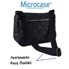 Microcase 2 Gözlü Omuz Askılı Kapitone Desenli  Kadın Çantası -AL4445
