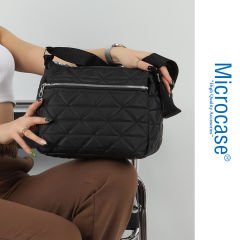Microcase 2 Gözlü Omuz Askılı Kapitone Desenli  Kadın Çantası -AL4445