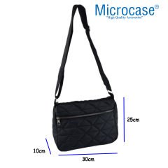 Microcase 2 Gözlü Omuz Askılı Kapitone Desenli  Kadın Çantası -AL4445