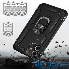 iPhone 12 Mini Kamera Lens Halkası - Kapalı Tasarım Kırmızı