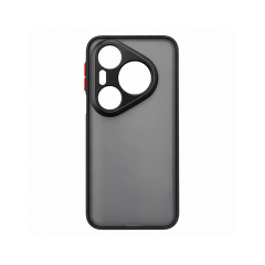 Microcase Huawei Pura 90S Pro / Pura 90 Pro ile uyumlu London Serisi Darbeye Dayanıklı Kılıf - Siyah AL3415