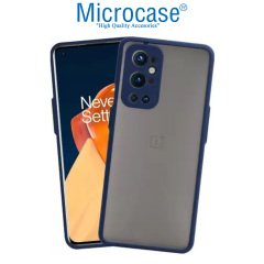 Microcase Oneplus 9 Pro (Global) London Serisi Darbeye Dayanıklı Kılıf - Buzlu Mavi