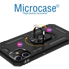 iPhone 12 Mini Kamera Lens Halkası - Kapalı Tasarım Mavi