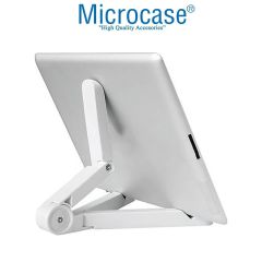 Microcase Samsung Galaxy Tab S10+ S10 Plus Tablet için Bluetooth Klavye + Mouse + Tablet Standı - AL45150 Pembe