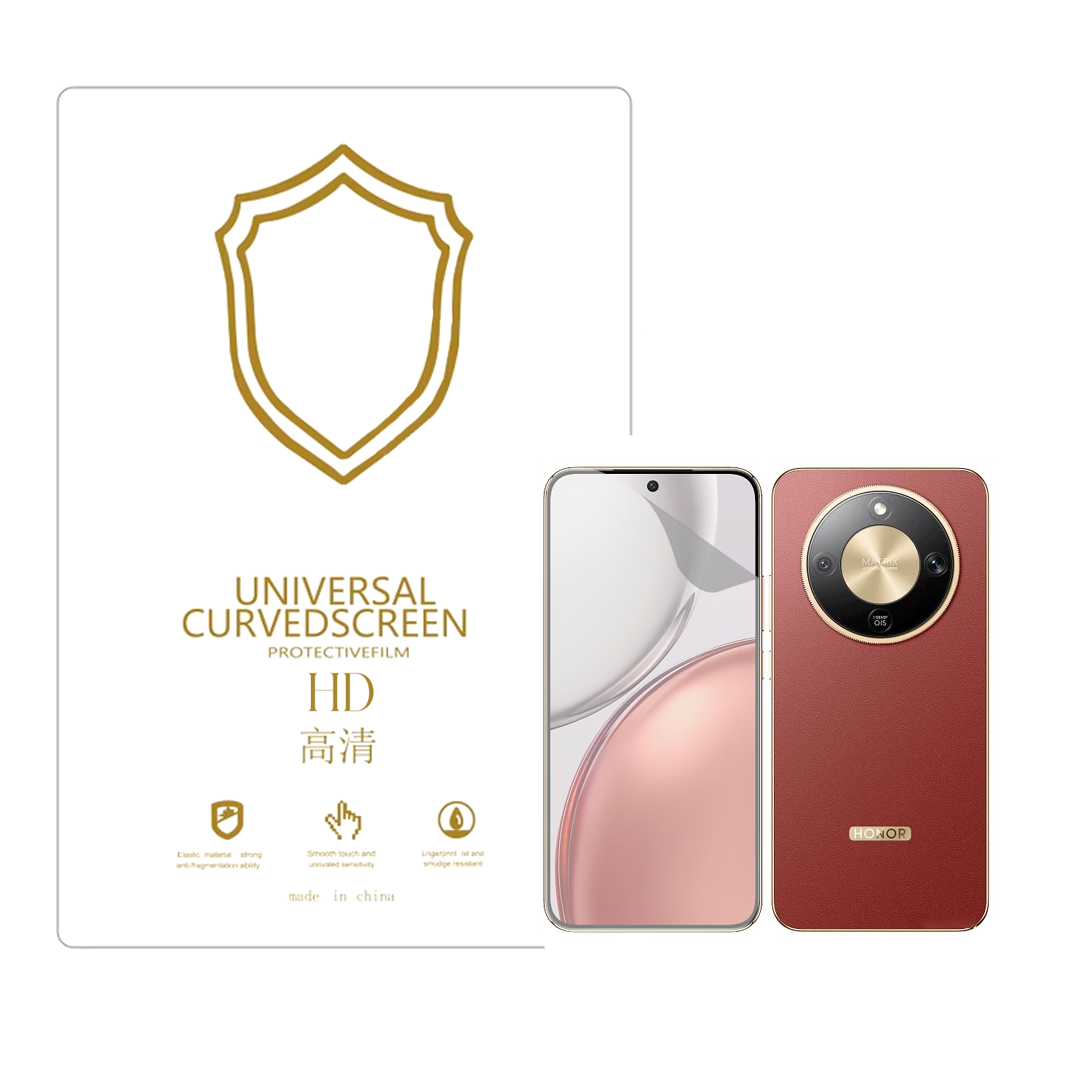 Microcase Honor Magic 8 Lite ile Uyumlu Full Tpu Nano Ön Ekran Koruma Filmi - EKM101