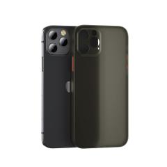 Microcase iPhone 13 Pro Max Ultra İnce Plastik Kılıf - Buzlu Füme