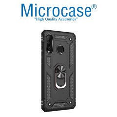 Huawei P40 Lite E Anka Serisi Yüzük Standlı Kılıf