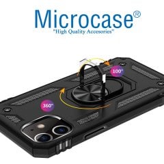 Huawei P40 Lite E Anka Serisi Yüzük Standlı Kılıf