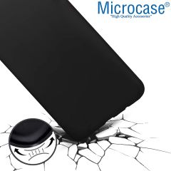 Microcase Xiaomi Poco M5s (Global) Matte Serisi Silikon TPU Kılıf - Siyah AL3367