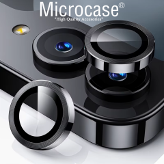 Microcase Samsung Galaxy Z Flip7 FE/Flip6 Kamera Camı Lens Koruyucu Halka Set - AL8114