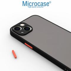 Microcase iPhone 13 mini London Serisi Sert Kılıf - Buzlu Siyah