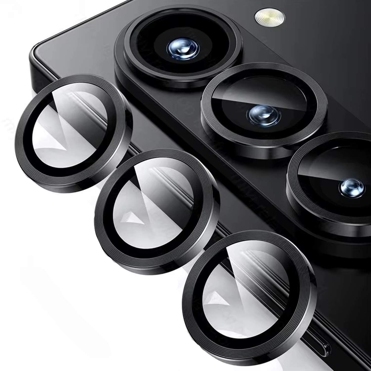 Microcase Samsung Galaxy Z Fold7 Kamera Camı Lens Koruyucu Halka Set - AL8114