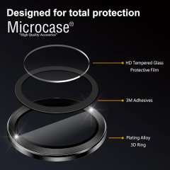 Microcase Samsung Galaxy Z Fold7 Kamera Camı Lens Koruyucu Halka Set - AL8114