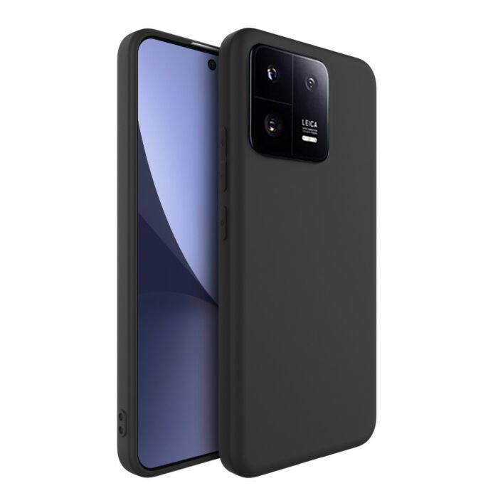Microcase Xiaomi 13 Pro (Global) Matte Serisi Silikon TPU Kılıf - Siyah AL3367
