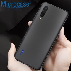 Microcase Xiaomi Mi 9 Lite Elektrocase Serisi Kamera Korumalı Silikon Kılıf - Siyah