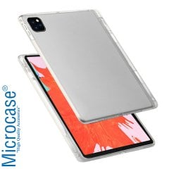 Microcase iPad Pro 4.Nesil 12.9 inch 2020 Soft Kalem Koymalı Silikon Kılıf - Şeffaf