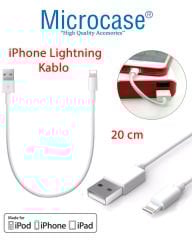 Microcase Apple iPhone XR Lightning Kısa Şarj - Data Kablosu