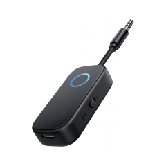 Microcase Ses Alıcı Verici Bluetooth Dönüştürücü  5.4 – 2’si 1 Arada AUX Adaptör, USB-C Şarj,Araç & Ev Hoparlör için Kablosuz Müzik Adaptörü - AL5781