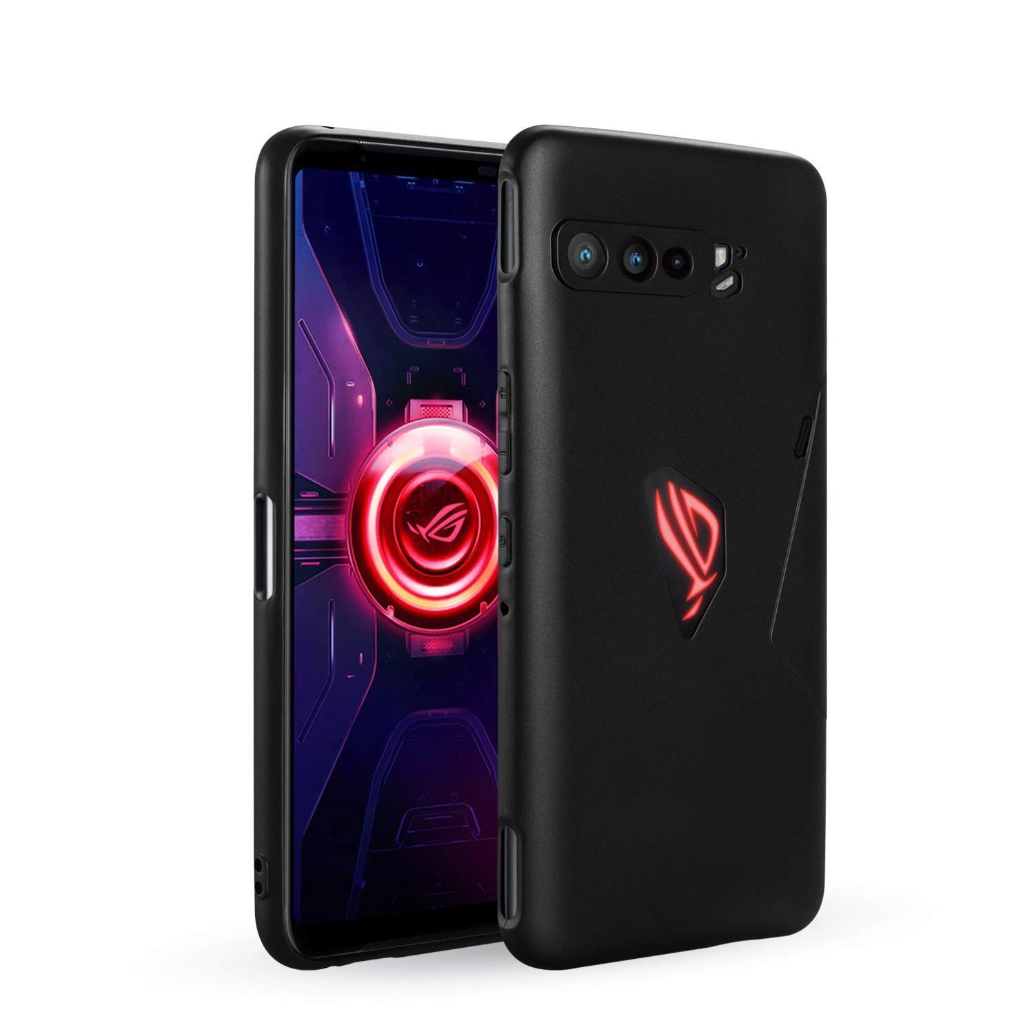 Microcase Asus Rog Phone 3 Matte Serisi Silikon TPU Kılıf - Siyah AL3367