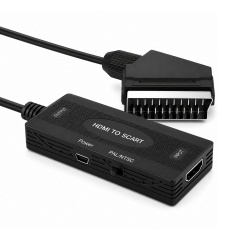 Microcase HDMI to SCART PAL NTSC Destekli 1080P AV Dönüştürücü Çevirici Adaptör AL5765