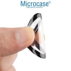 Microcase Xiaomi Mi Watch Lite Tam Kaplayan Kavisli Ekran Koruyucu 3D Pet Film - Siyah