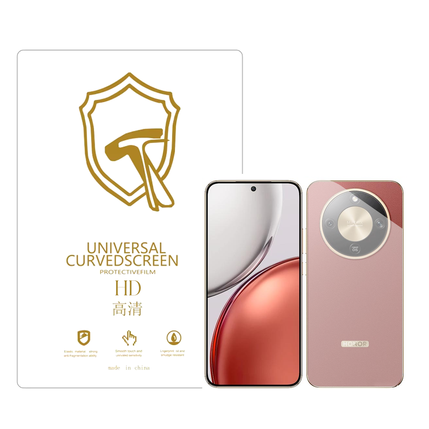 Microcase Honor Magic 8 Lite ile Uyumlu Full Tpu Nano Arka Ekran Koruma Filmi - EKM102