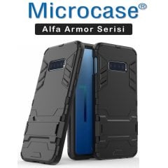 Microcase Samsung Galaxy S10e Alfa Serisi Armor Standlı Kılıf