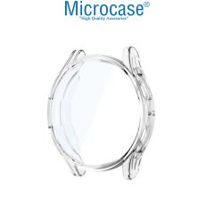 Microcase Samsung Galaxy Watch 5 Pro 45mm Ekran Korumalı Sert Slim Rubber Kılıf Şeffaf - AL3173