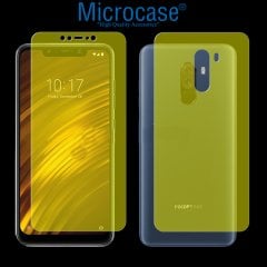 Microcase Xiaomi Pocophone F1 Full Ön Arka Kaplama Koruma Filmi