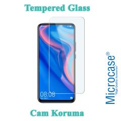 Microcase Huawei P30 Lite Anka Serisi Yüzük Standlı Armor Kılıf Siyah + Tempered Glass Cam Koruma (SEÇENEKLİ) Tempered Glass İstemiyorum