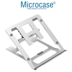 Microcase 7-17 inch Macbook Notebook Laptop için Aluminyum Stand 5 Kademeli Masaüstü Tutucu - AL2510