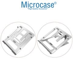 Microcase 7-17 inch Macbook Notebook Laptop için Aluminyum Stand 5 Kademeli Masaüstü Tutucu - AL2510