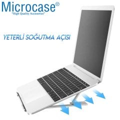 Microcase 7-17 inch Macbook Notebook Laptop için Aluminyum Stand 5 Kademeli Masaüstü Tutucu - AL2510