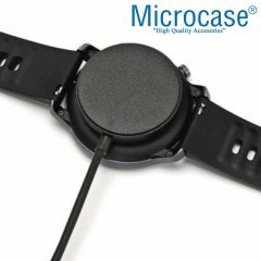 Microcase Xiaomi Amazfit Watch GTS - GTR için Manyetik Şarj Aygıtlı USB Kablo 1 Metre Siyah - AL2512
