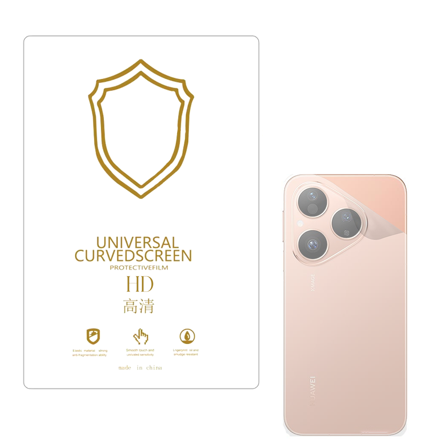 Microcase Huawei Pura 80 Pro ile Uyumlu Full Tpu Nano Arka Ekran Koruma Filmi - EKM102